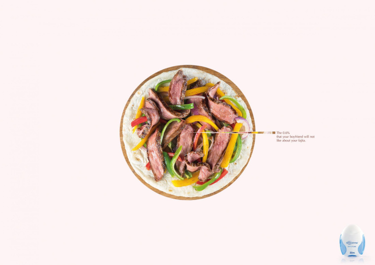 舒適達牙膏或漱口水平面創(chuàng)意廣告設(shè)計“飯菜篇”-上海廣告設(shè)計公司 舒適達牙膏或漱口水平面創(chuàng)意廣告設(shè)計“飯菜篇”-上海廣告設(shè)計公司