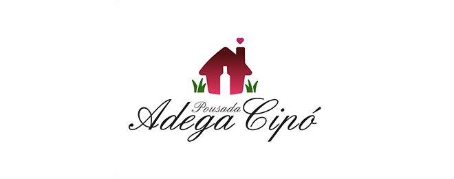 40+最佳創(chuàng)意房屋logo設(shè)計(jì)-房子與紅酒-上海logo設(shè)計(jì)公司