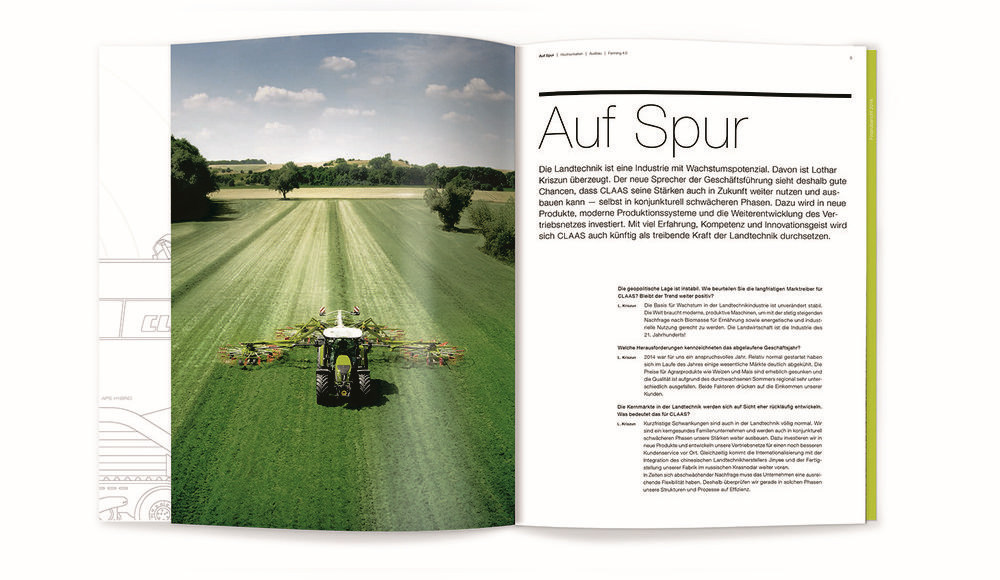 2014年CLAAS實(shí)施理念年度報(bào)告畫(huà)冊(cè)設(shè)計(jì)-上海畫(huà)冊(cè)設(shè)計(jì)公司分享