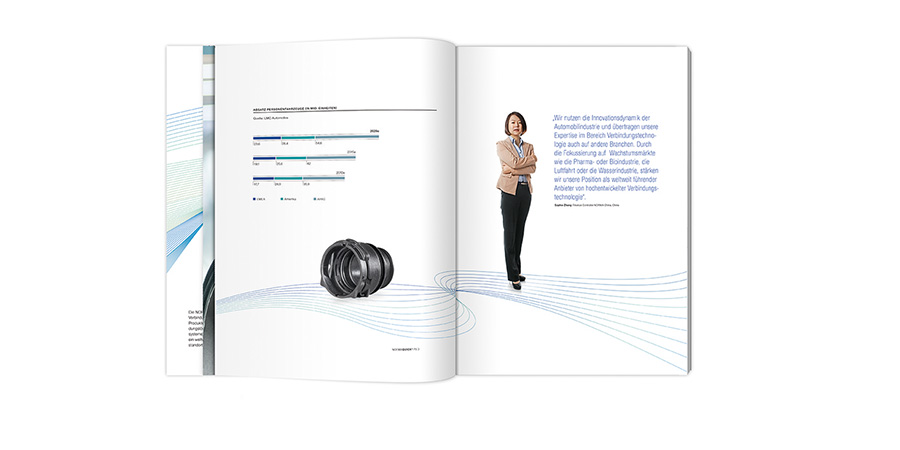 NORMA集團(tuán)2013年度“增長連接”主題報告畫冊設(shè)計-上海畫冊設(shè)計公司分享