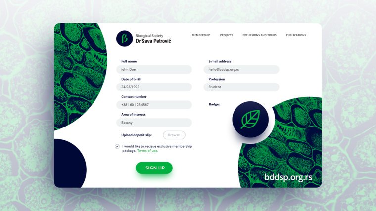 生物學(xué)社會組織“Dr. Sava Petrovic博士”品牌視覺識別VI設(shè)計-上海VI設(shè)計公司