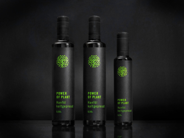 植物的力量品牌麻油食用油logo設(shè)計(jì)包裝設(shè)計(jì)-上海品牌設(shè)計(jì)公司