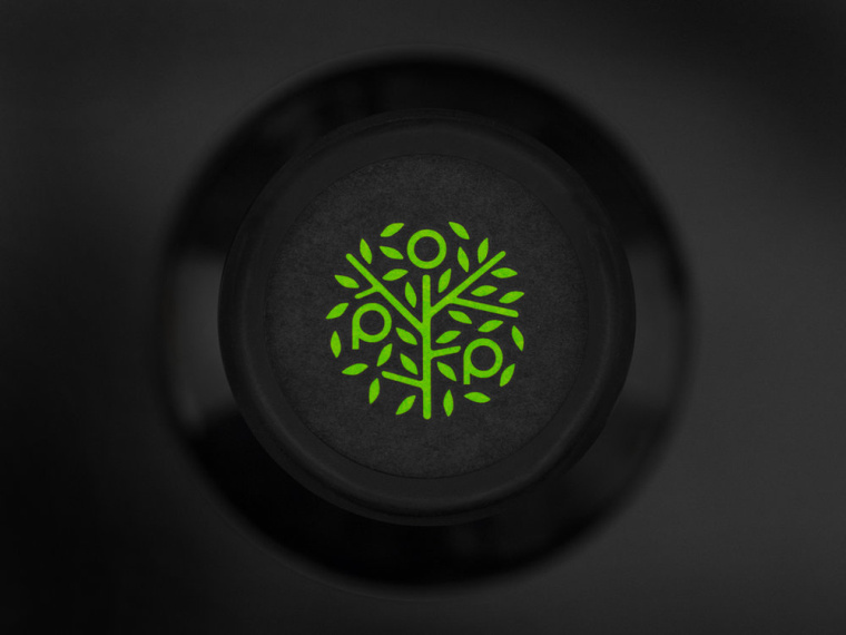 植物的力量品牌麻油食用油logo設(shè)計(jì)-上海品牌設(shè)計(jì)公司