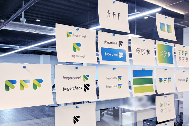 人力資源平臺 Fingerchec 品牌VI形象設計-logo設計-上海logo設計公司-上海VI設計公司