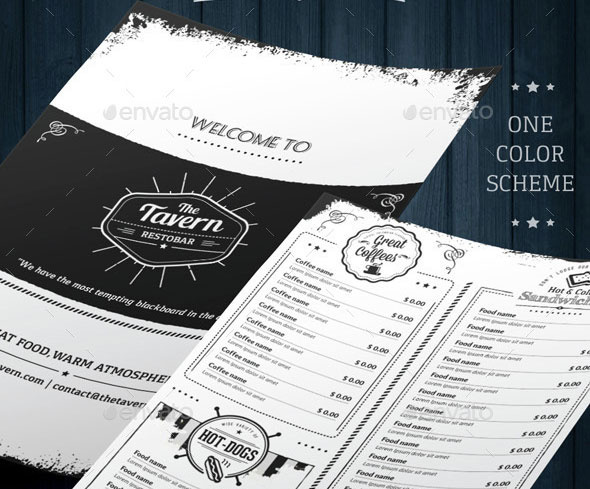 30個(gè)現(xiàn)代復(fù)古風(fēng)格餐廳餐飲菜單設(shè)計(jì)模版欣賞-上海餐飲品牌設(shè)計(jì)公司