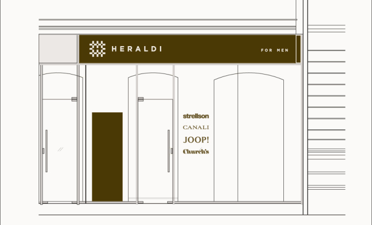 Heraldi 男士時(shí)裝店服飾logo設(shè)計(jì)品牌vi形象設(shè)計(jì)專賣店設(shè)計(jì)