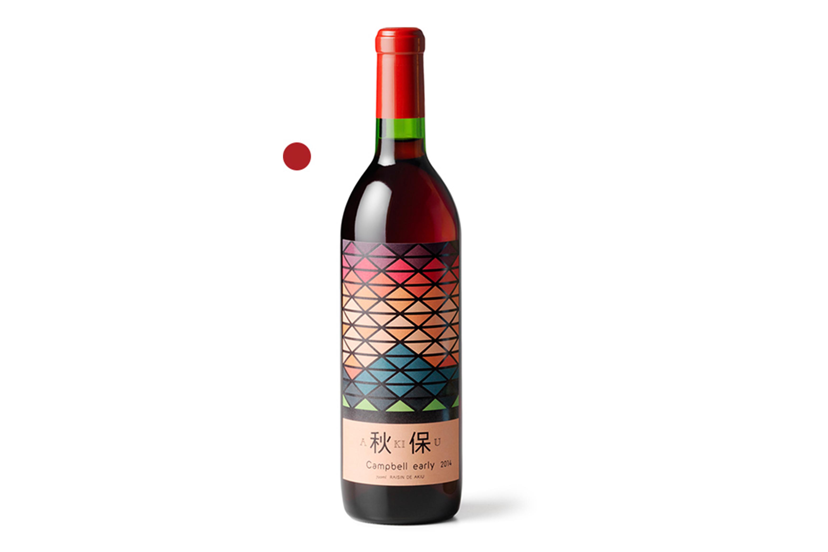 日式格子風(fēng)景幾何圖案篇秋保葡萄酒包裝設(shè)計(jì)-上海紅酒包裝設(shè)計(jì)公司