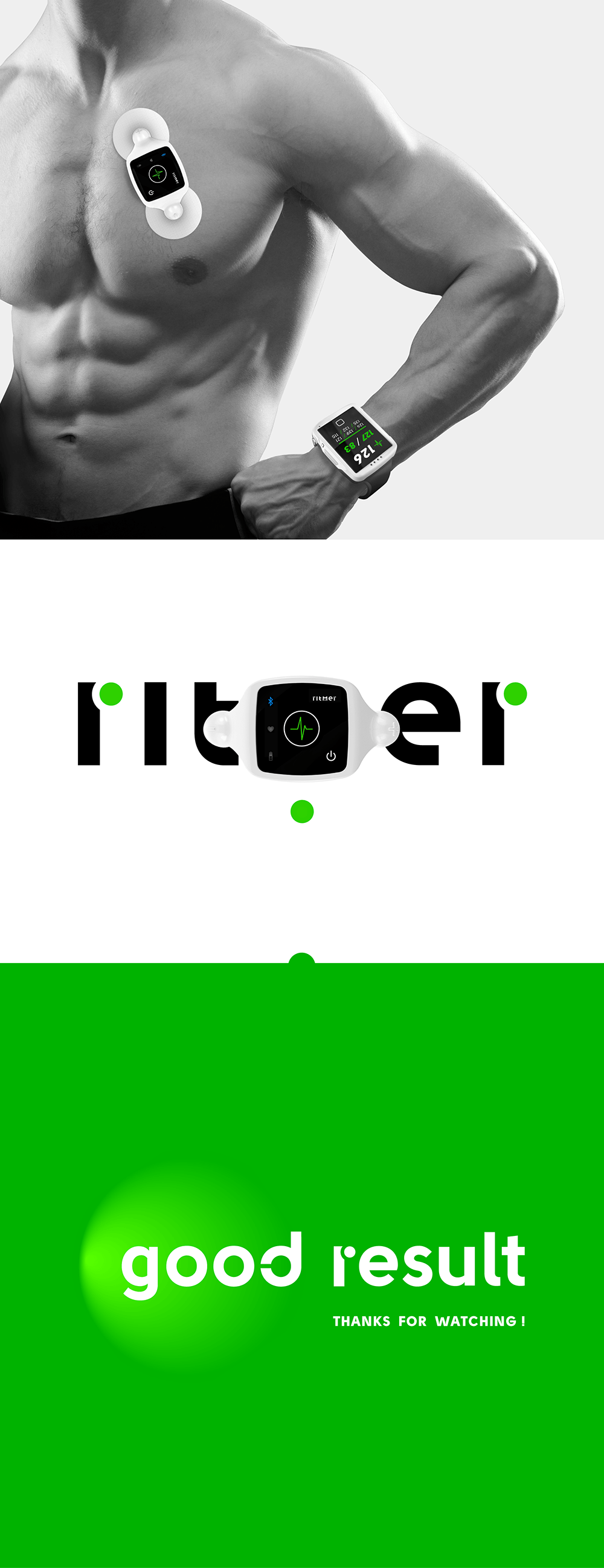 RITMER個人心電圖隨身健康監(jiān)測儀器LOGO設(shè)計品牌形象設(shè)計-上海醫(yī)療健康品牌logo設(shè)計公司 RITMER個人心電圖隨身健康監(jiān)測儀器LOGO設(shè)計品牌形象設(shè)計-上海醫(yī)療健康品牌logo設(shè)計公司