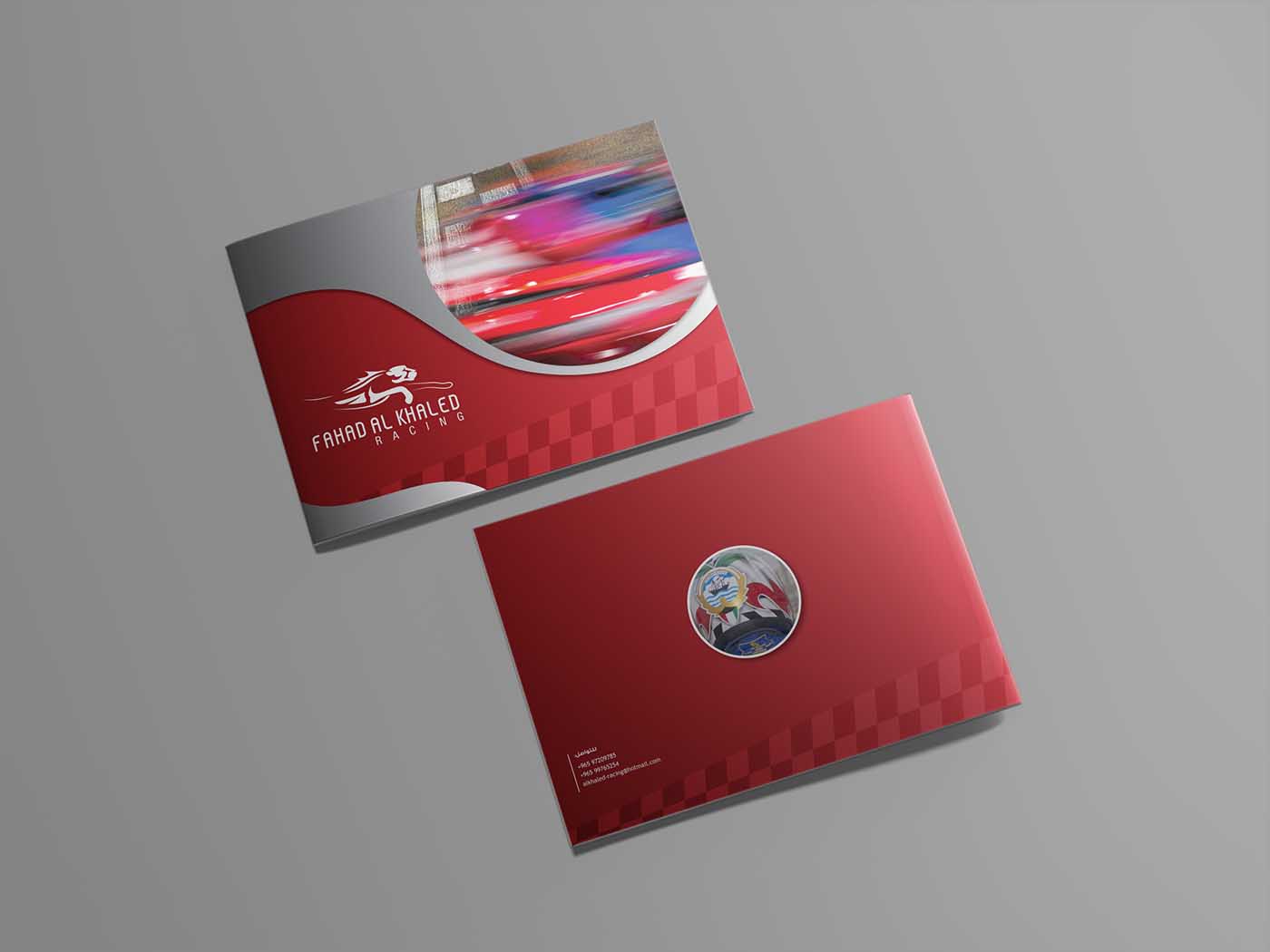 科威特法赫德哈立德卡丁車賽車宣傳冊-上海宣傳冊設(shè)計公司