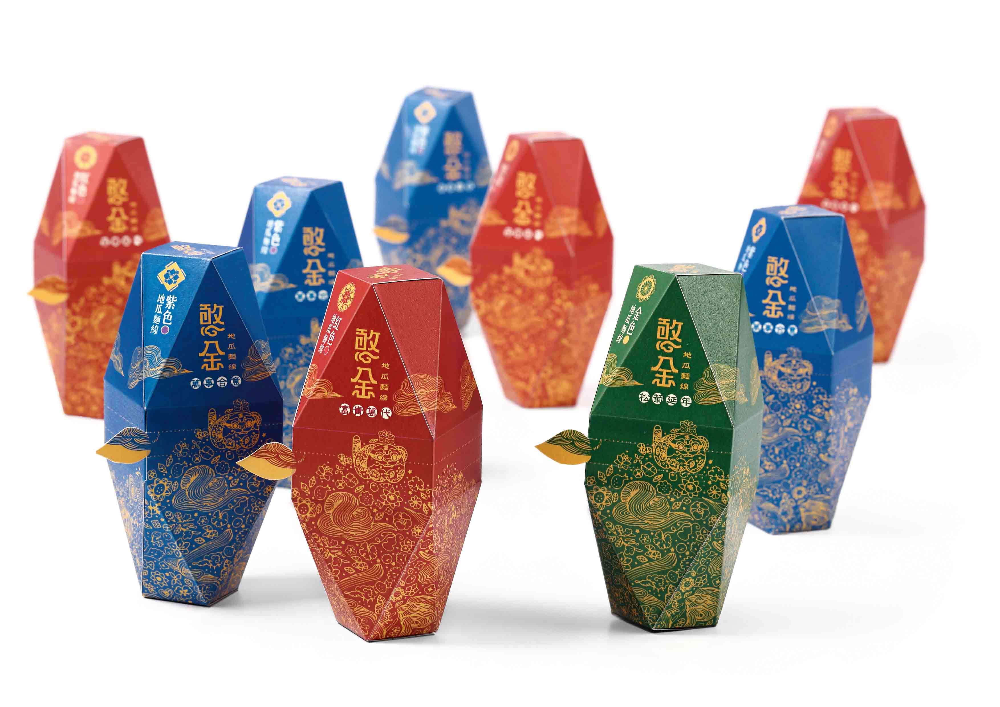 臺(tái)灣傳統(tǒng)民族風(fēng)插畫創(chuàng)意面條包裝-上海包裝設(shè)計(jì)公司