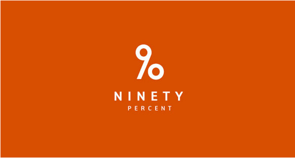百分之九十logo設(shè)計--上海尚略logo設(shè)計公司分享 百分之九十logo設(shè)計--上海尚略logo設(shè)計公司分享