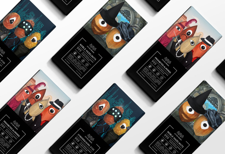 素食大麻巧克力另類卡通玩偶風格包裝設(shè)計公司-上海包裝設(shè)計公司欣賞