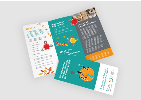 上海品牌VI設計公司:澳大利亞能源與水利監(jiān)察機構(gòu)VI設計-宣傳單頁設計