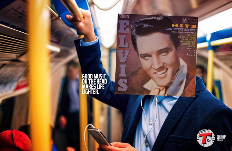 Transamerica 廣播電臺媒體平面廣告創(chuàng)意設(shè)計-上海廣告策劃設(shè)計公司