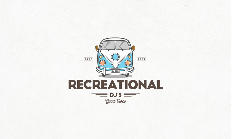 氛圍有趣、造型簡(jiǎn)單且色彩豐富的的DJ LOGO設(shè)計(jì)-上海logo設(shè)計(jì)公司欣賞