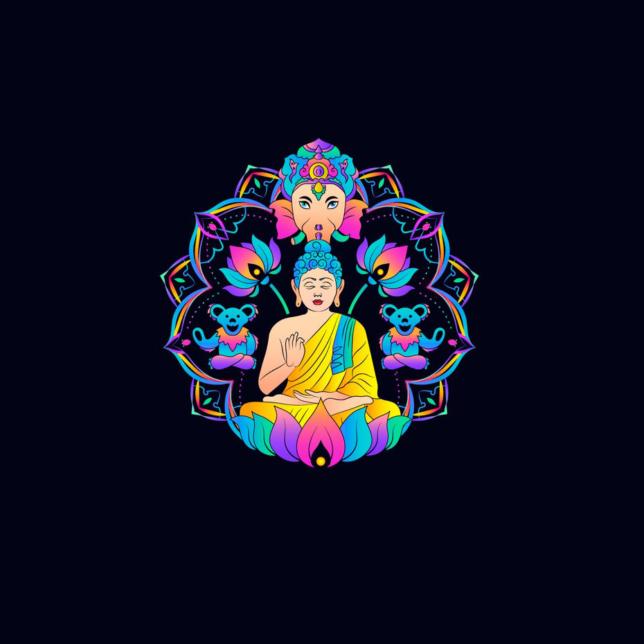 瑜伽logo設計中的蓮花姿勢--LOGO設計公司 瑜伽logo設計中的蓮花姿勢--LOGO設計公司