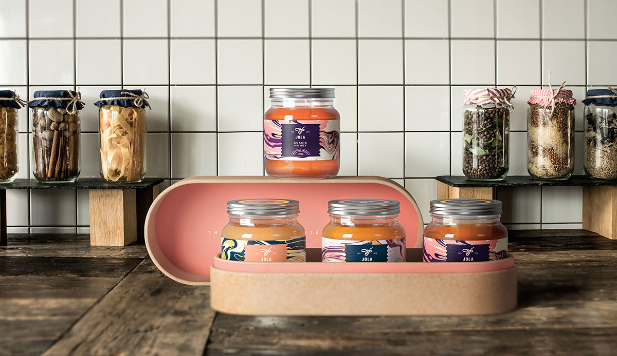 年輕蜂蜜品牌“JOLA”品牌形象設(shè)計(jì)--蜂蜜深加工產(chǎn)品包裝設(shè)計(jì)