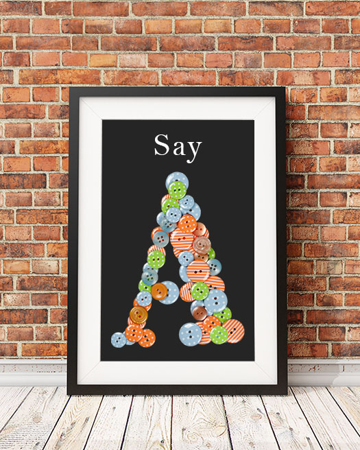 紐扣創(chuàng)意英文字體設計-上海品牌設計公司