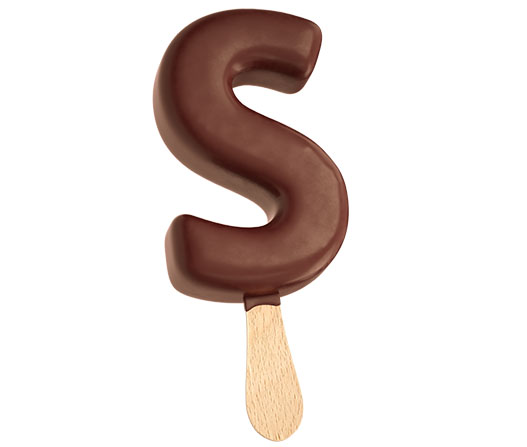 巧克力牛奶創(chuàng)意英文字體設計-上海品牌設計公司