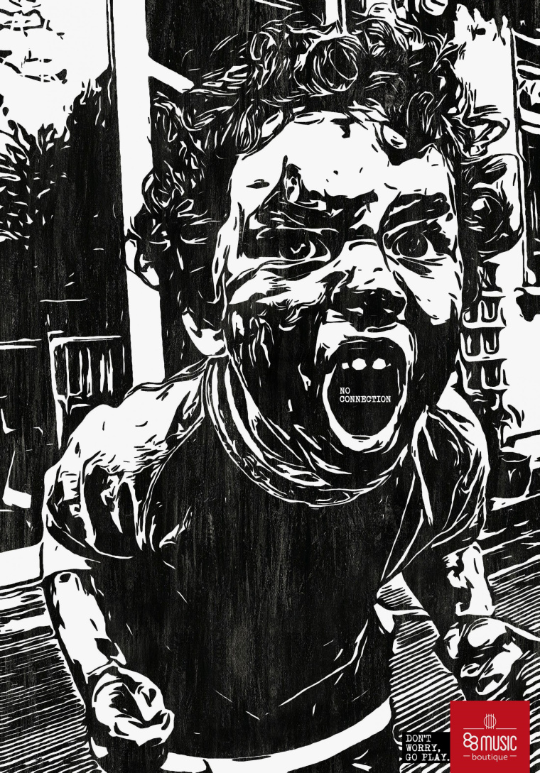 88music音樂精品店平面廣告創(chuàng)意設(shè)計-上海尚略廣告策劃設(shè)計公司