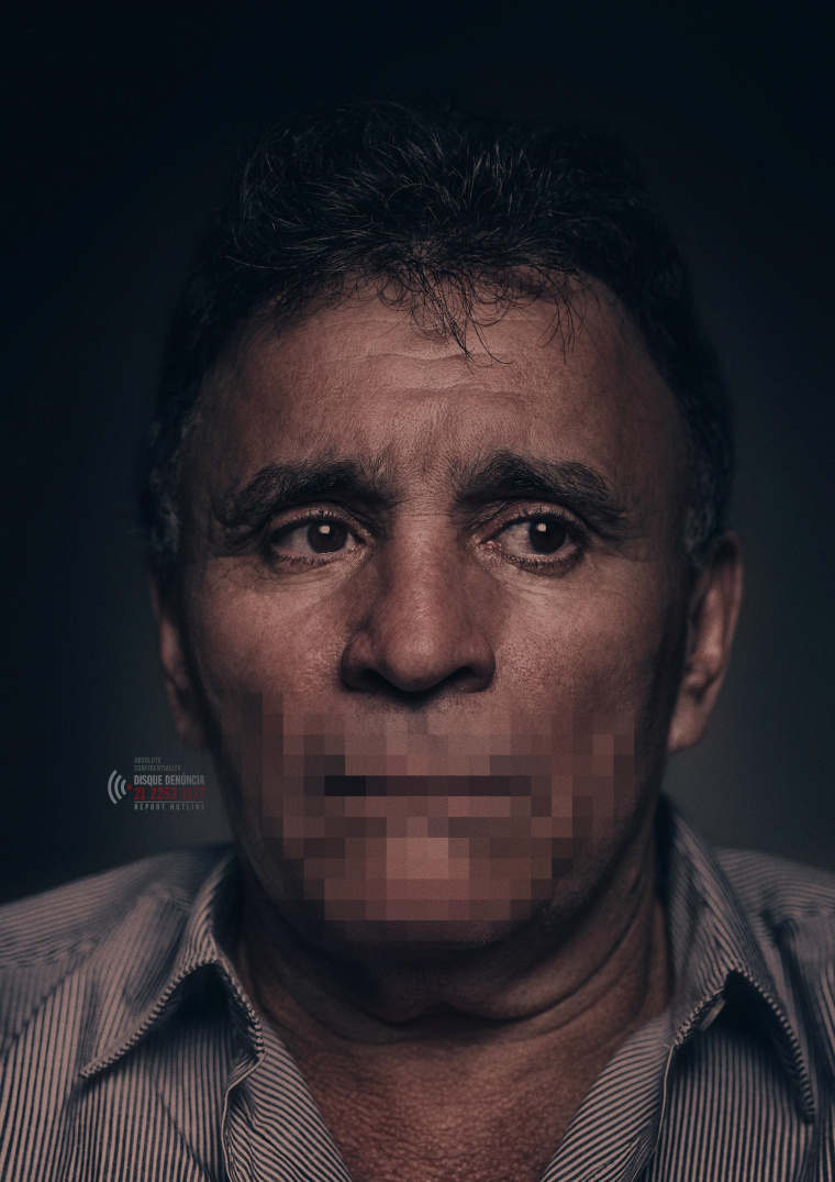 Denuncia舉報(bào)熱線公益平面廣告創(chuàng)意設(shè)計(jì)賞析之“老人”篇——上海廣告策劃設(shè)計(jì)公司