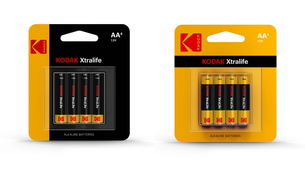 柯達(dá)（Kodak）重塑LOGO標(biāo)識形象設(shè)計(jì)-電池包裝設(shè)計(jì)