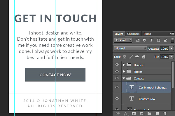 網(wǎng)站設(shè)計(jì)教程-如何在Photoshop中設(shè)計(jì)一個(gè)簡(jiǎn)單的網(wǎng)頁-上海網(wǎng)站設(shè)計(jì)公司