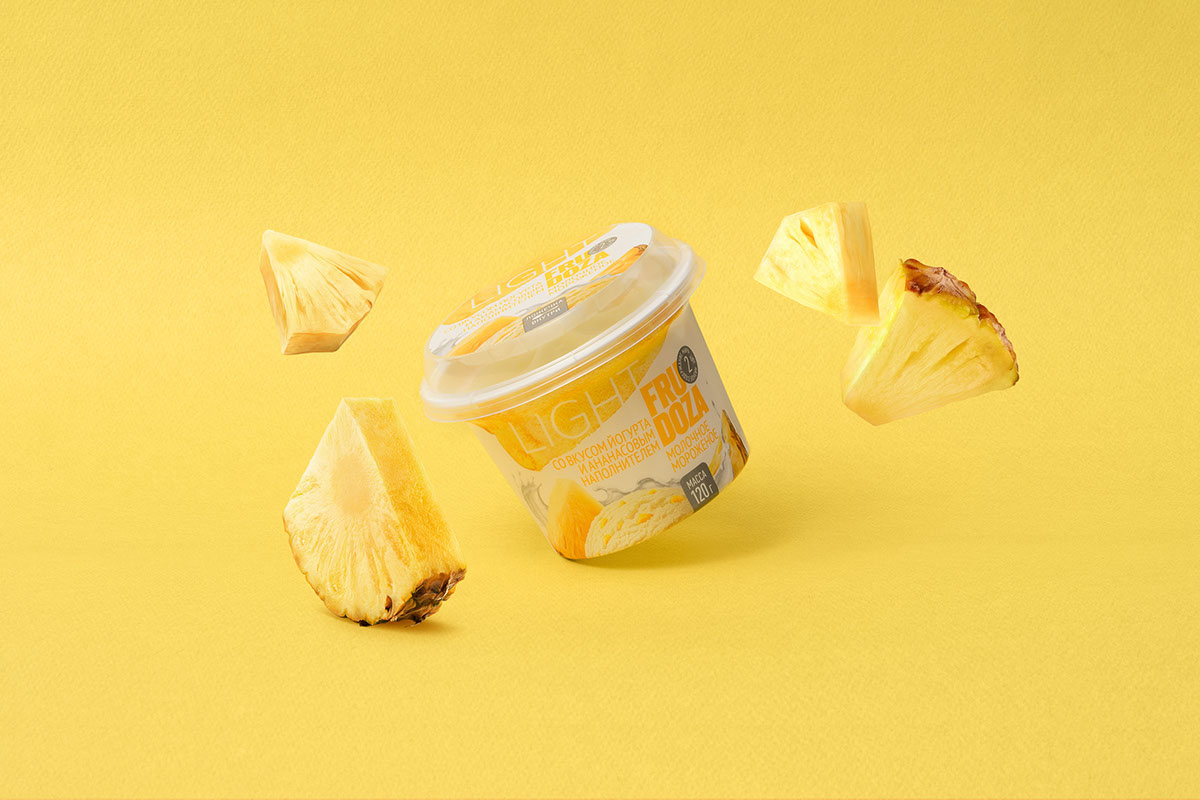 充滿健康味道的FRUDOZA Light- 低熱量冰淇淋包裝設(shè)計(jì)