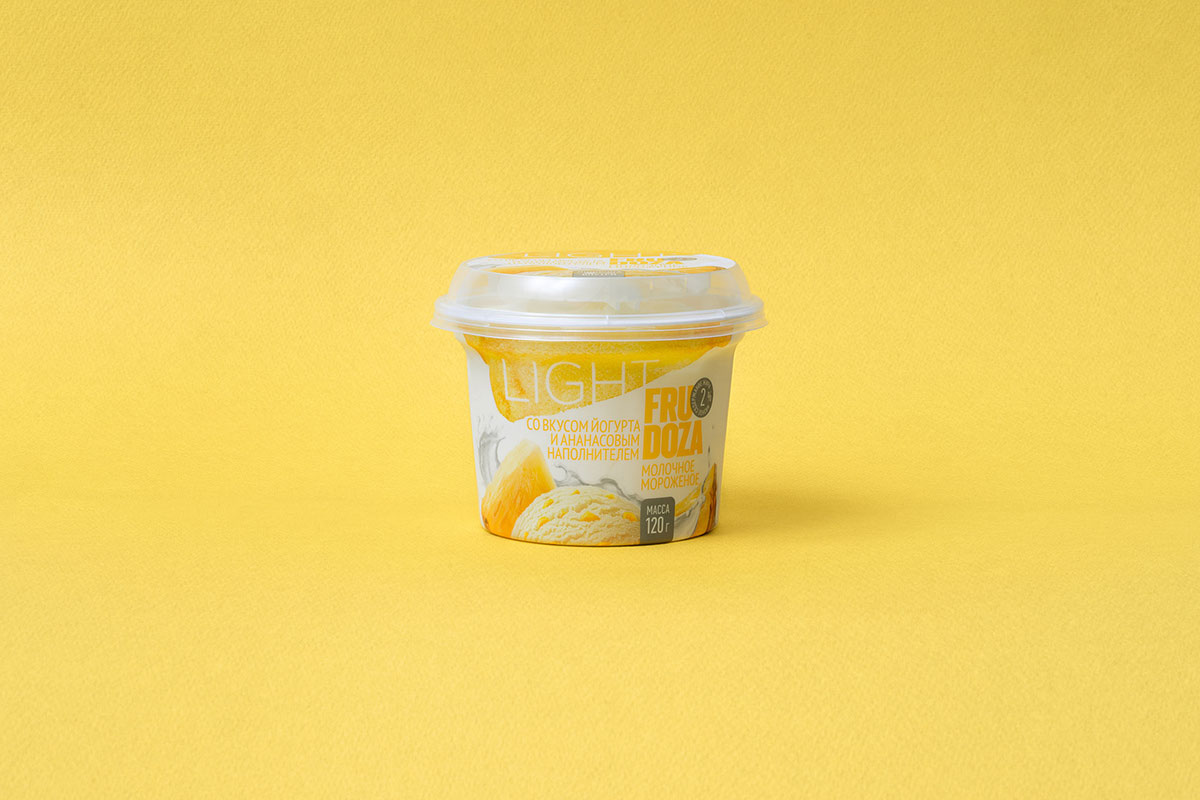 充滿健康味道的FRUDOZA Light- 低熱量冰淇淋包裝設(shè)計(jì)