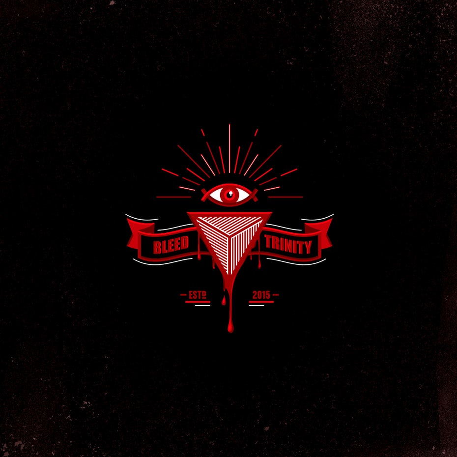 有插圖的和異想天開的三角形logo設(shè)計--上海logo設(shè)計公司