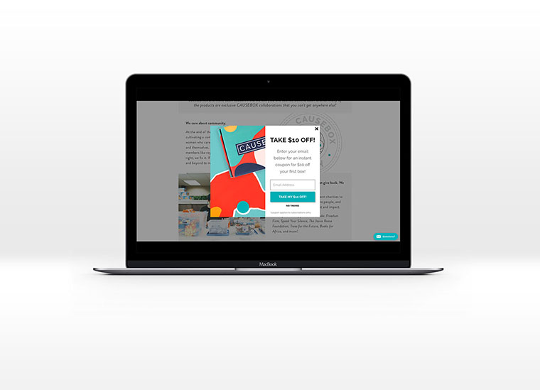 Causebox 秋季女性產(chǎn)品包裝設(shè)計(jì)幾何圖案風(fēng)