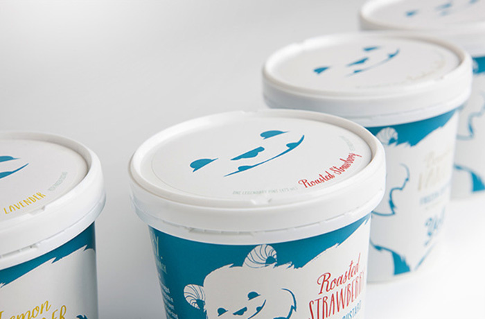 雪人冷凍蛋奶凍包裝設(shè)計(jì)“雪球熊”