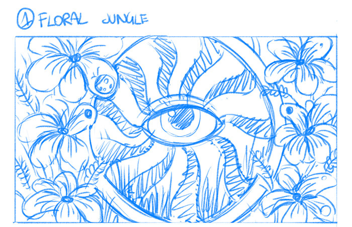 Floriaan精釀啤酒包裝標(biāo)簽設(shè)計(jì)“萬(wàn)花筒花卉插畫篇”-上海包裝設(shè)計(jì)