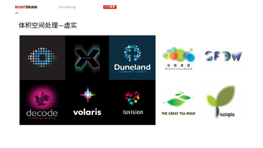 logo圖形的造型手法-體檢空間-虛實(shí)