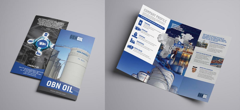 OBNoil Trifold宣傳冊設(shè)計靈感