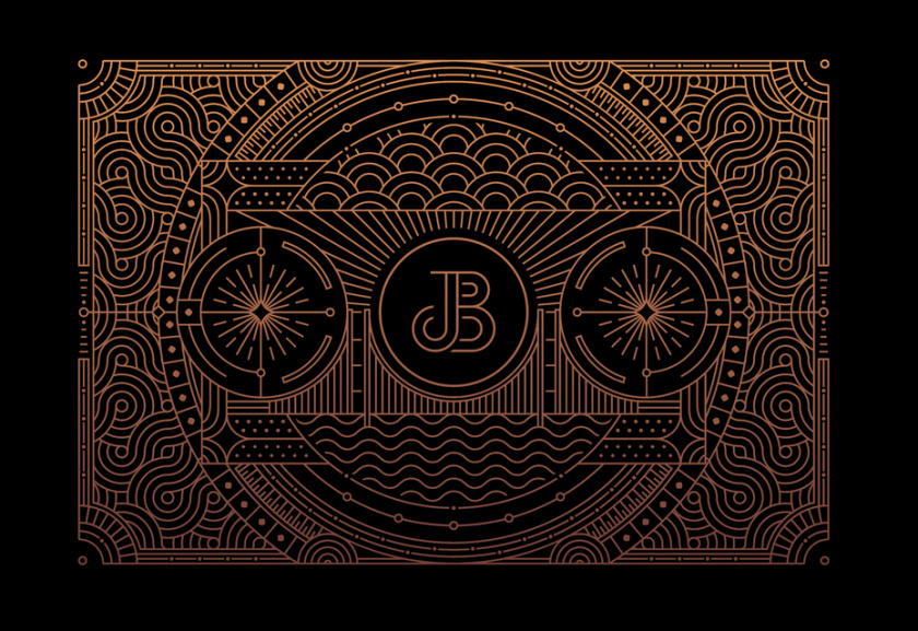 裝飾藝術(shù)-華麗而復(fù)雜的金屬品牌設(shè)計(jì)