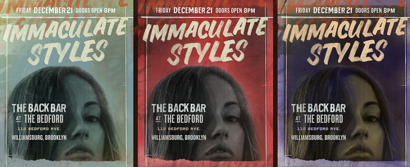 雙色調(diào)和漸變色設(shè)計(jì)-完美無暇的風(fēng)格音樂會(huì)海報(bào)設(shè)計(jì)