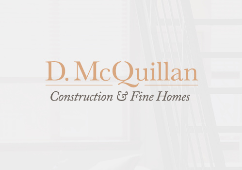 豐滿的襯線字體設(shè)計(jì)-D. McQuillan建筑和精品房屋標(biāo)志設(shè)計(jì)