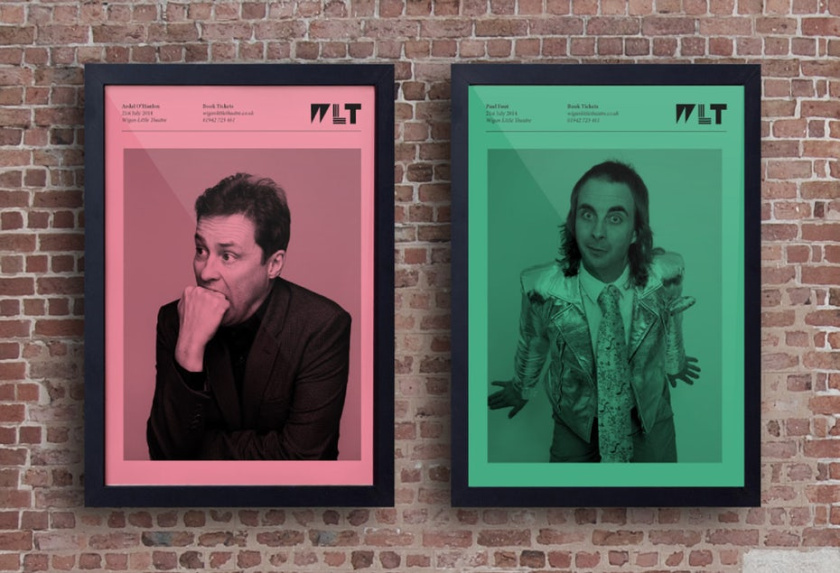 可變的動態(tài)logo設(shè)計-海報上的劇院標(biāo)志動態(tài)logo