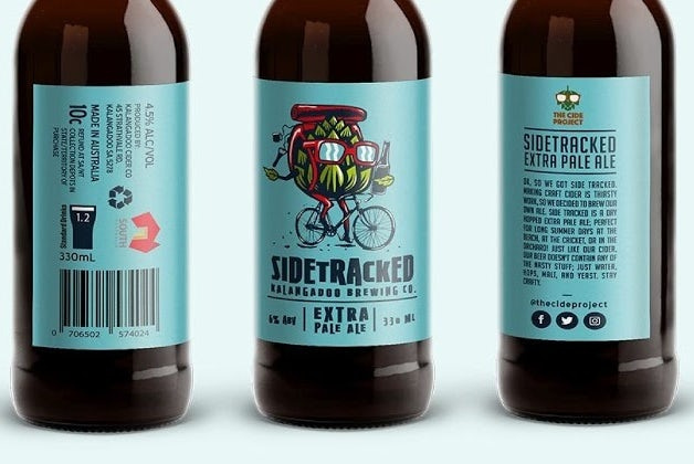 古怪的字體-Sidetracked啤酒設(shè)計(jì)