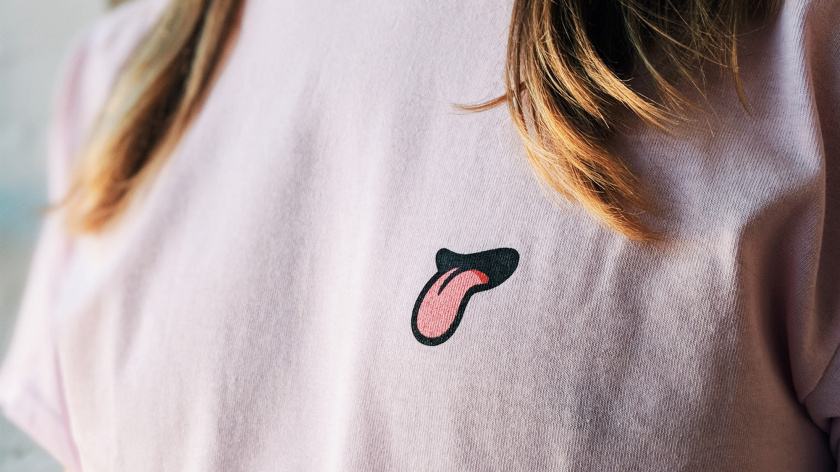 Taster外賣餐飲品牌vi形象設(shè)計(jì)，一個(gè)大膽熱情的舌頭圖案