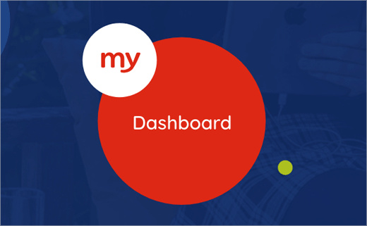 醫(yī)療護理業(yè)務管理app平臺myAko新logo設計，四個小圓圍繞一個大圓