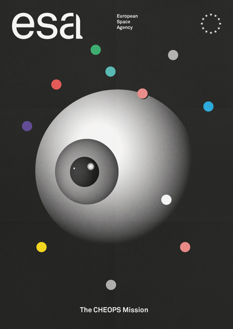 ESA歐洲航天局火箭logo設(shè)計(jì)與矢量彩色簡潔科幻天文插圖VI設(shè)計(jì)