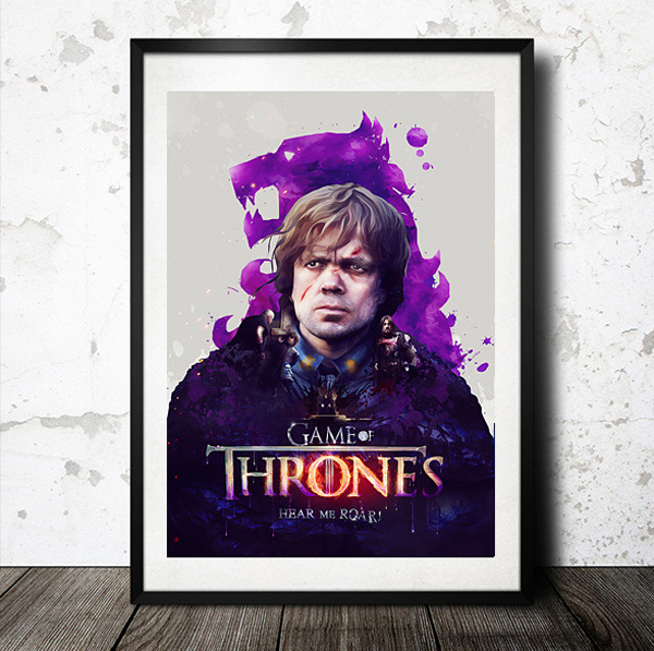 權(quán)利的游戲“聽到我咆哮”的海報設(shè)計--上海廣告設(shè)計公司