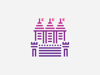 紫色的城堡logo標(biāo)志設(shè)計(jì)-上海標(biāo)志設(shè)計(jì)公司