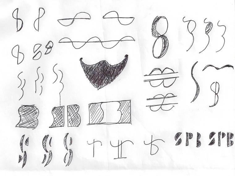 SPB公司logo設(shè)計，同時結(jié)合了SPB三個字母的logo