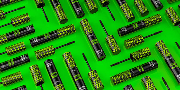 Tracta 睫毛膏包裝設(shè)計(jì)靈感，塑料和PVC材質(zhì)搭配幾何圖形