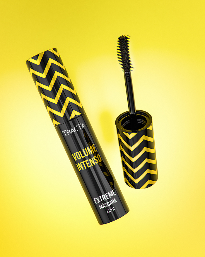 Tracta 睫毛膏包裝設(shè)計(jì)靈感，塑料和PVC材質(zhì)搭配幾何圖形