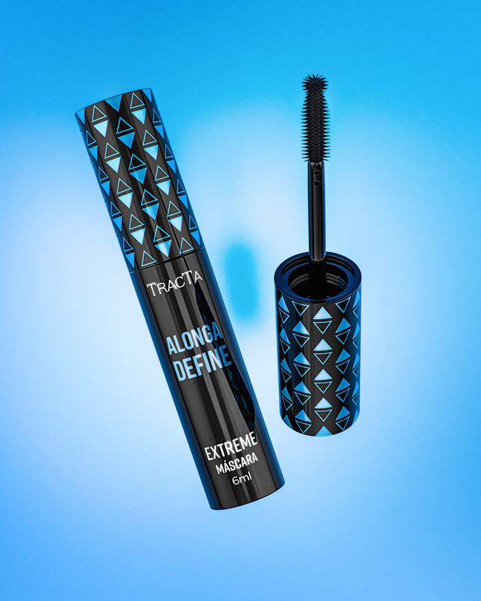 Tracta 睫毛膏包裝設(shè)計(jì)靈感，塑料和PVC材質(zhì)搭配幾何圖形