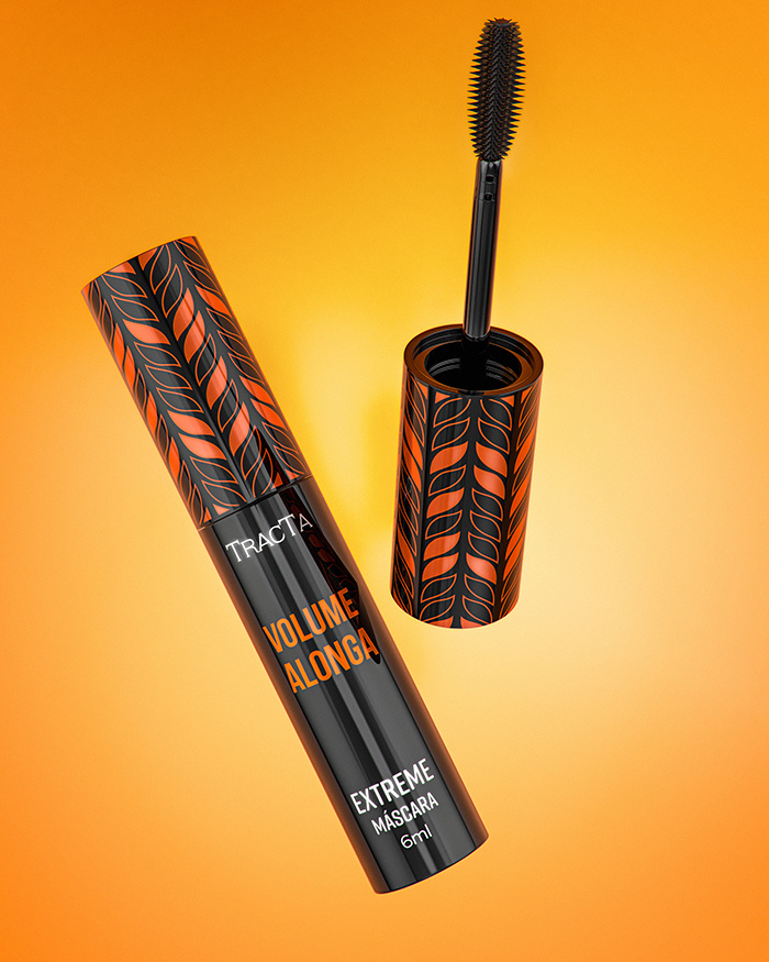 Tracta 睫毛膏包裝設(shè)計(jì)靈感，塑料和PVC材質(zhì)搭配幾何圖形